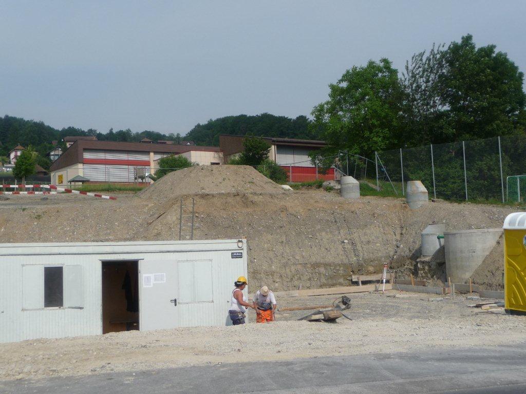 Terrassenhaus Baufortschritt